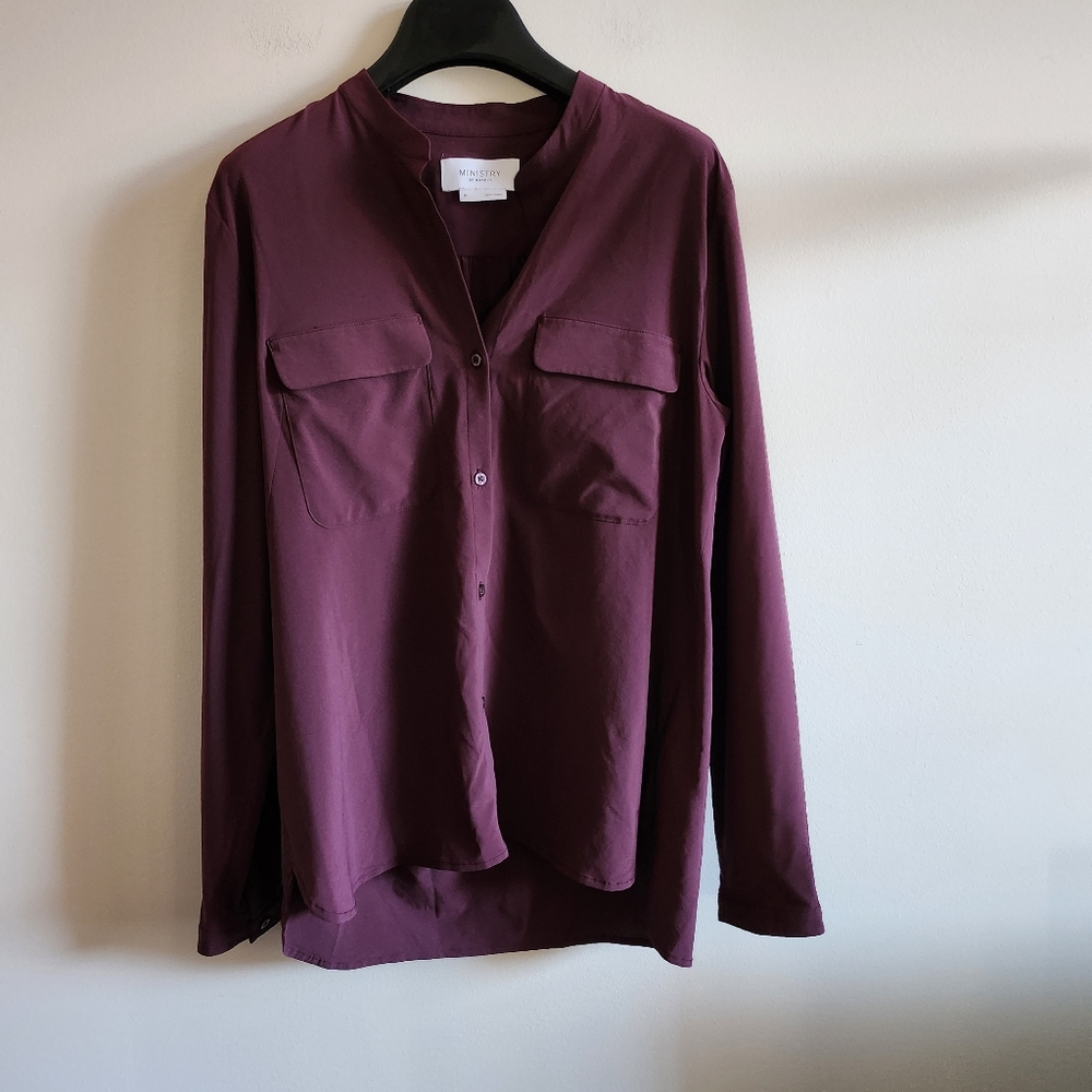 MINISTRY OF SUPPLY I S Button Down Shirt I burgundy